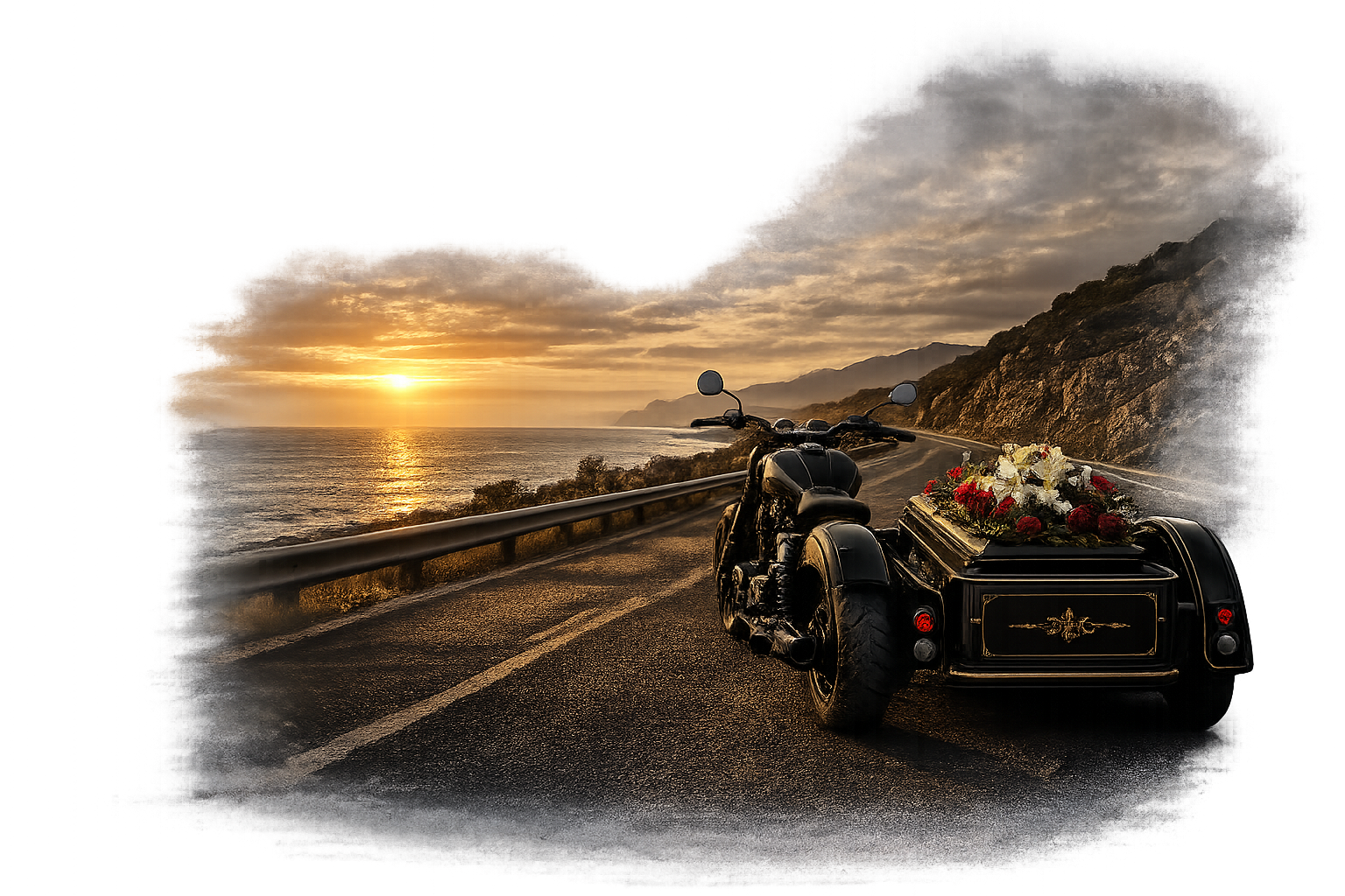Motorrad Trauerfahrt